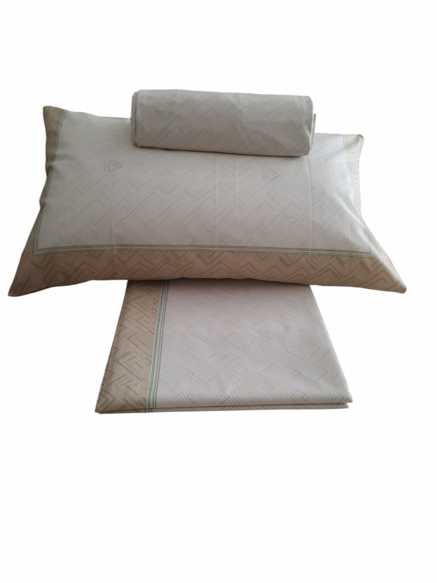 I SOGNI COMPLETO LETTO STAMPATO MISURA FRANCESE DIS. 2110 RIGA PURO COTONE