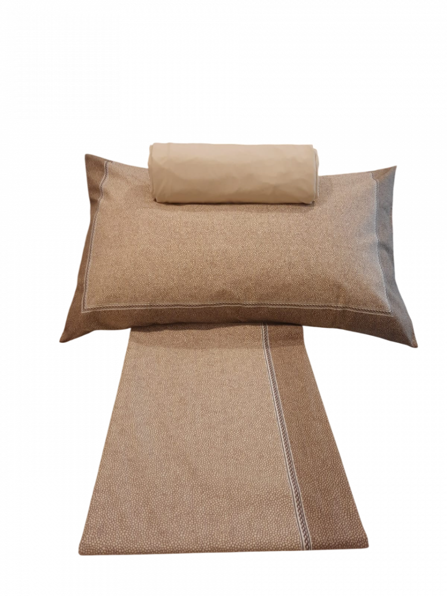 COMPLETO LENZUOLA COTONE MISURA FRANCESE HOME SWEET HOME