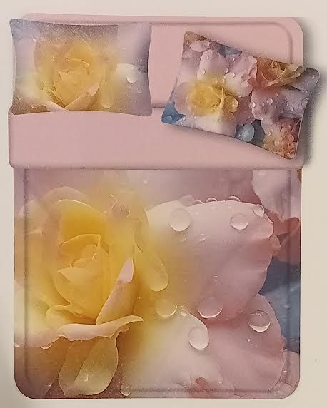 PARURE COPRIPIUMINO MATRIMONIALE MAGGIE MISS TERRY BIANCALUNA