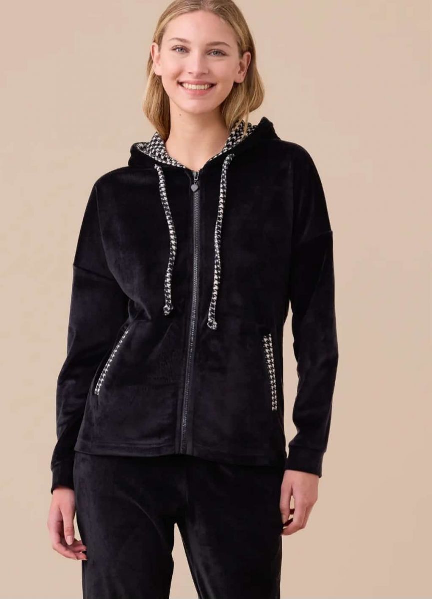 COMPLETO LOUNGEWEAR DONNA CINIGLIA COSTINE PANTALONE SENZA POLSINI FA8438AB