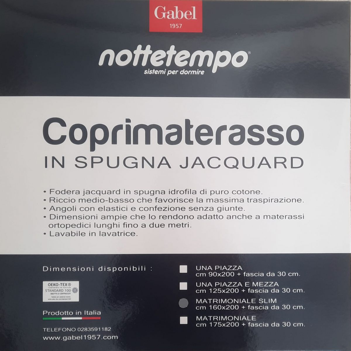 ARIETE COPRIMATERASSO IMPERMEABILE MATRIMONIALE