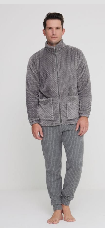 PANTOFOLA UOMO VELLUTO E CORAL FLEECE PF2993 NOI DI NOTTE