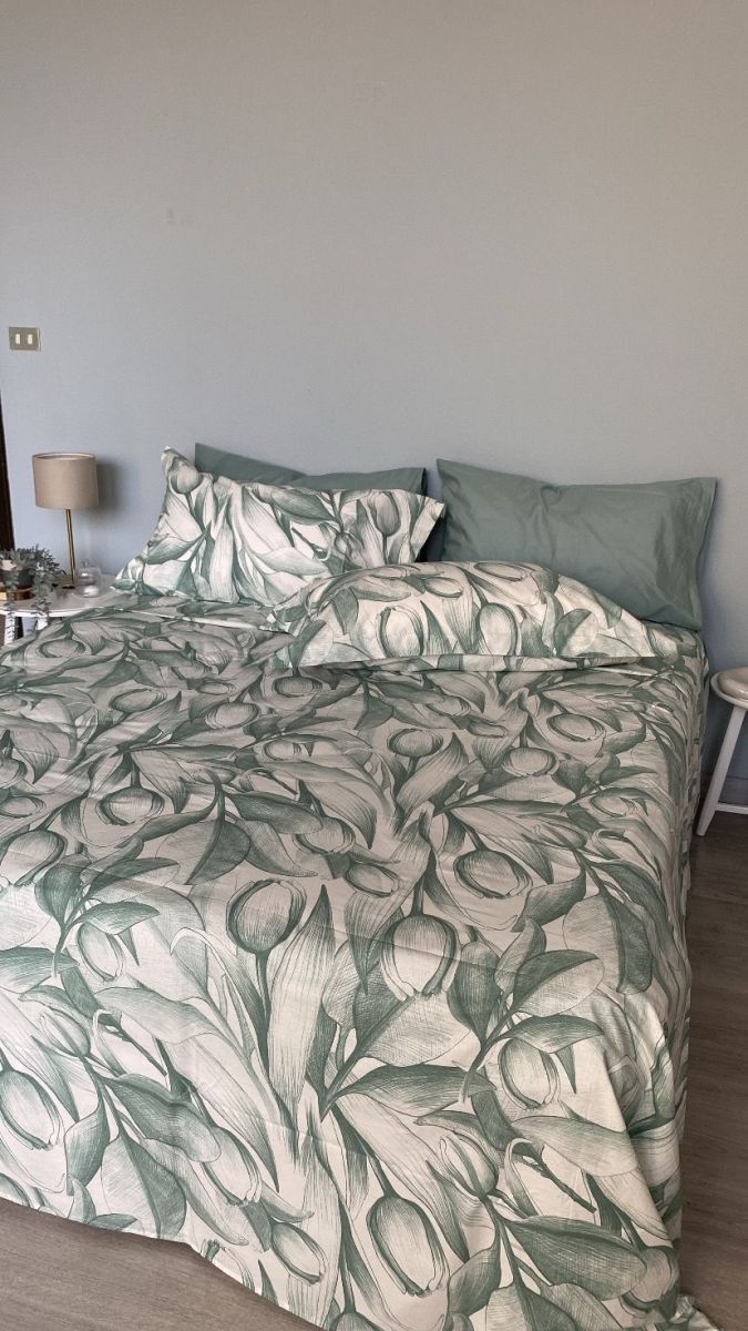 COMPLETO LENZUOLO MATRIMONIALE COTONE CON BALZE VOMERO