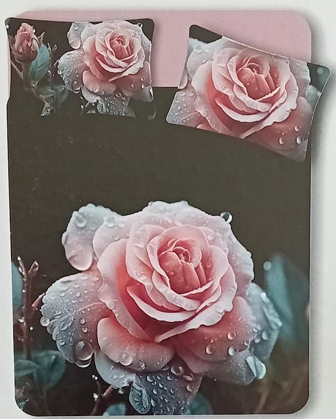 PARURE COPRIPIUMINO MATRIMONIALE EDDIE MISS TERRY BIANCALUNA