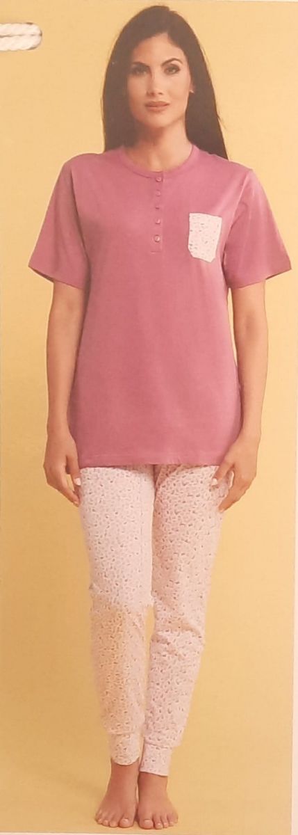PIGIAMA DONNA MANICA CORTA PANTALONCINO FA8269AB