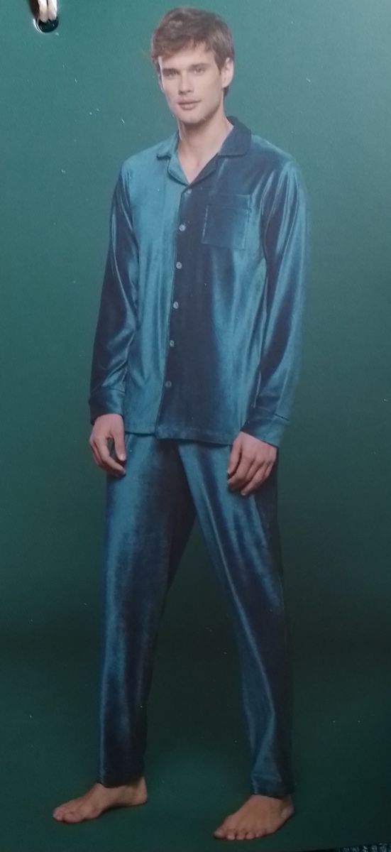 PANTOFOLA UOMO VELLUTO E CORAL FLEECE PF2993 NOI DI NOTTE