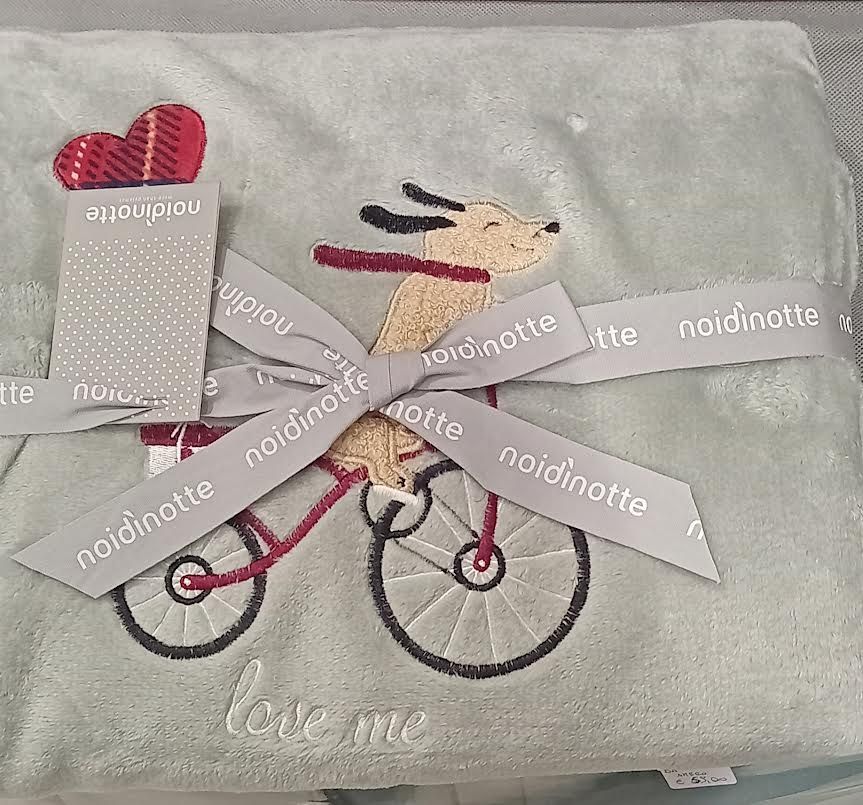 PLAID IN MORBIDA MICROFIBRA FLANEL CON SHERPA TINTA UNITA LIVIGNO 200X220