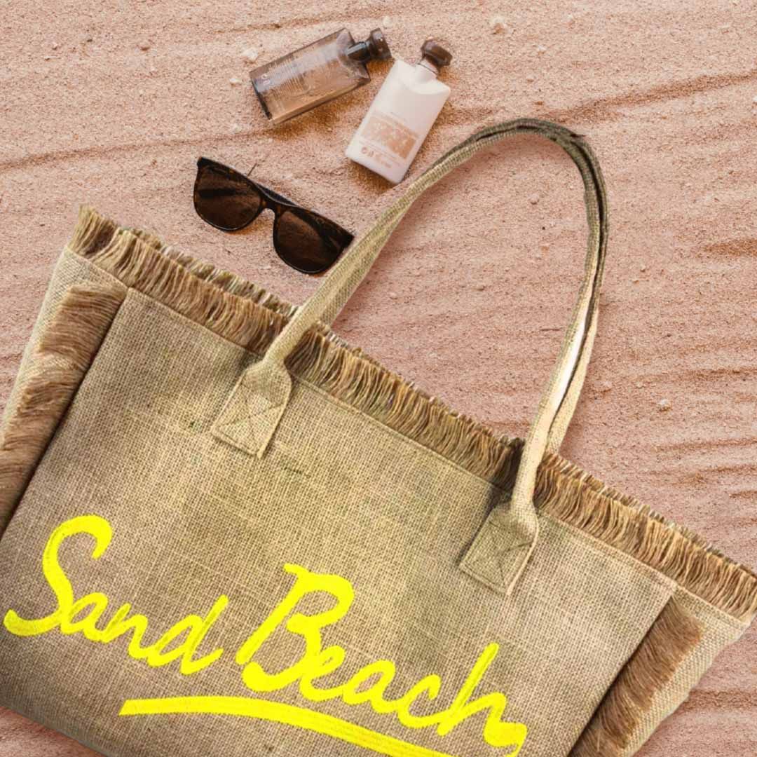 CHIARA BORSA MARE IN PAGLIA CON ZIP CM. 38X14X38 S&G HOME BY CENTROTEX