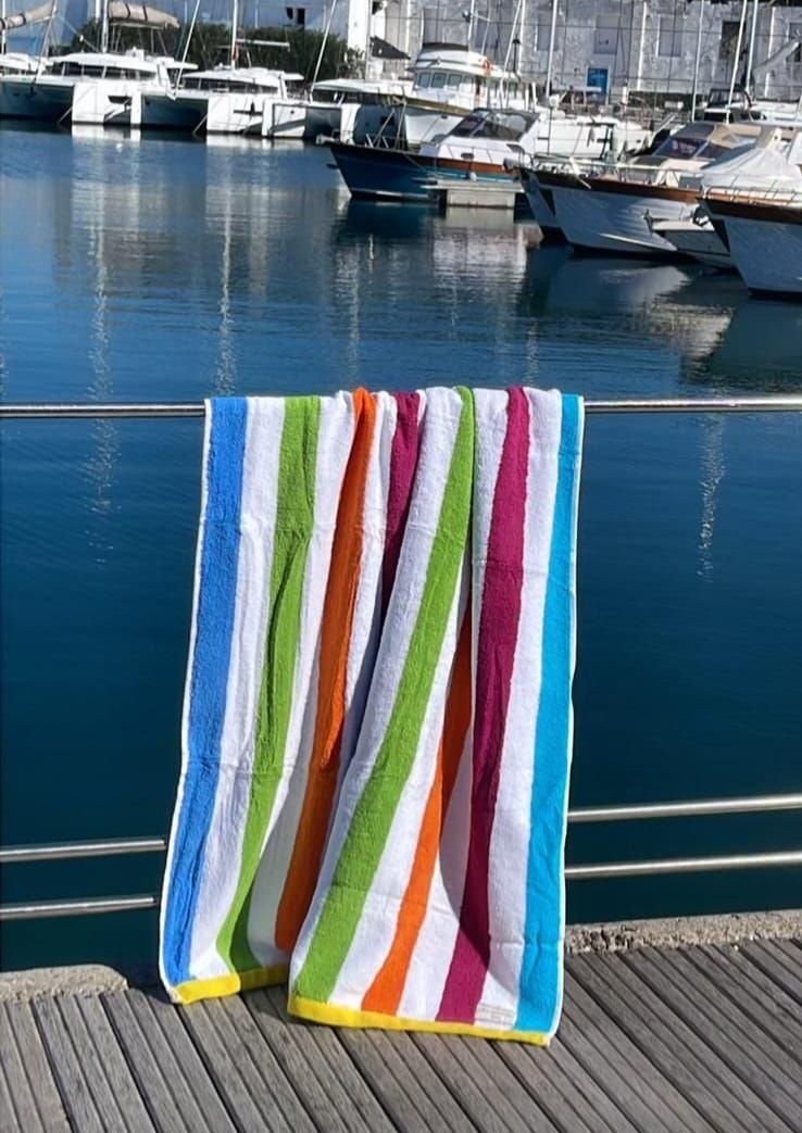 TELO MARE ANIMALIER IN SPUGNA VELOUR NOI DI NOTTE AE0481