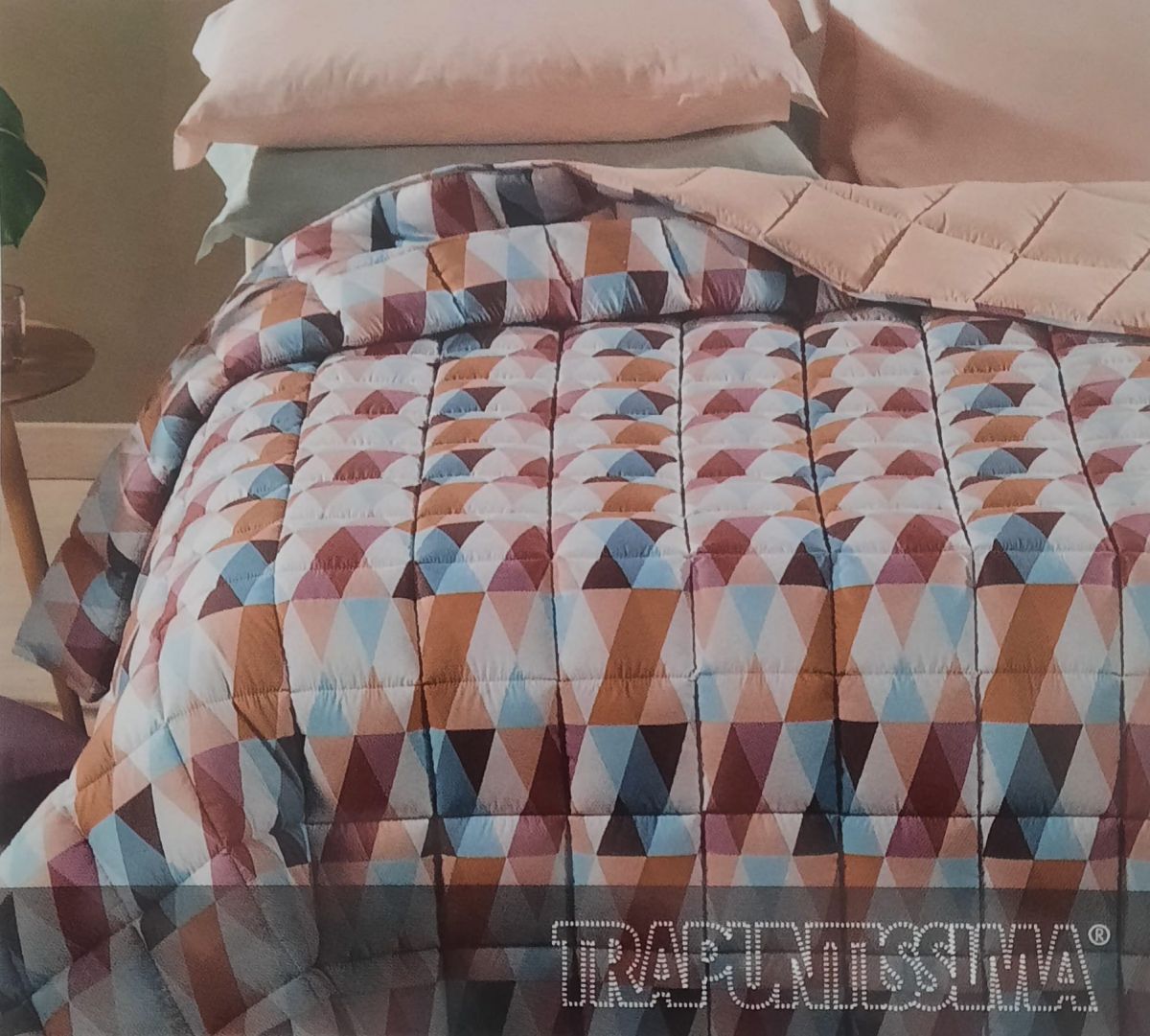 MILLERIGHE COMPLETO LENZUOLA IN FLANELLA A UNA PIAZZA  CALEFFI FIOR DI FLANELLA