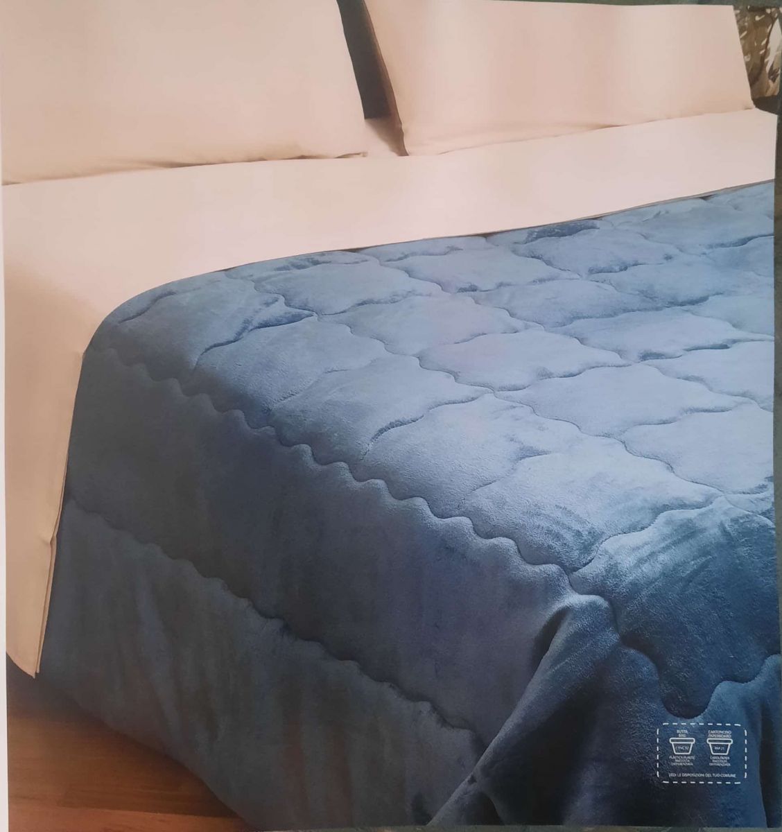 TRAPUNTA PIUMONE SENSITIVE  PIUMA EFFECT MATRIMONIALE CON SOFT TOUCH EFFECT S&G HOME 260X260